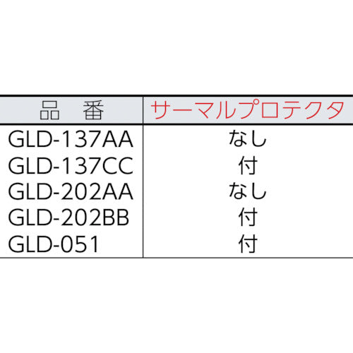 ＵＬＶＡＣ　単相１００Ｖ　油回転真空ポンプ　GLD-051　1 台