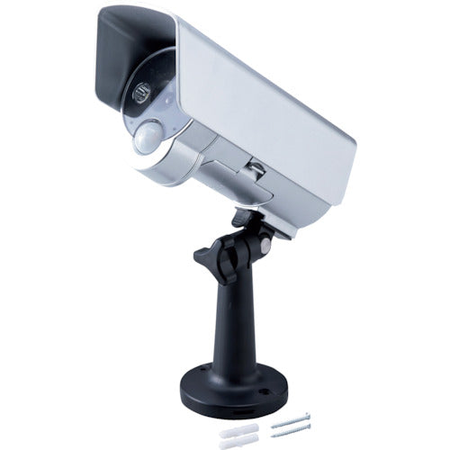 Green Cross Dummy Security Camera, Sensor Light Type, Rainproof Type, Dummy Camera Rainproof Type 2, 352072, 1 Unit