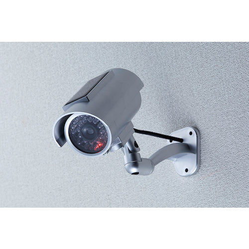 Green Cross Dummy Security Camera Solar Rechargeable Rainproof Dummy Camera Rainproof Type 3 352073 1 Unit
