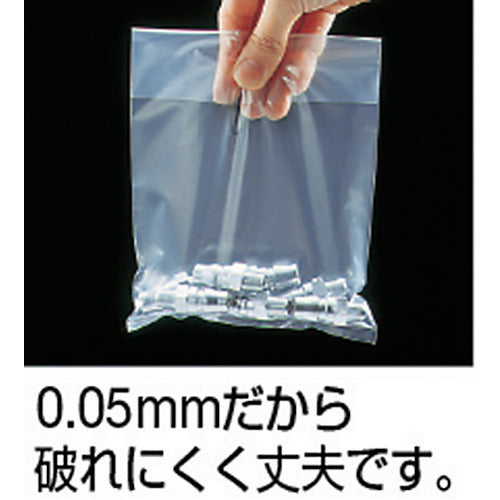 TRUSCO Small Poly Bags, Length 400 x Width 300 x Thickness 0.05, Transparent (200 Pieces) A-3040, 1 Bag