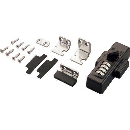 Midori Juji Door Lock Guard (Dial Type) For both outward and inward opening doors Door Lock-2D 100 x 50 x 38 mm Variable Dial Lock 302112 1 pc