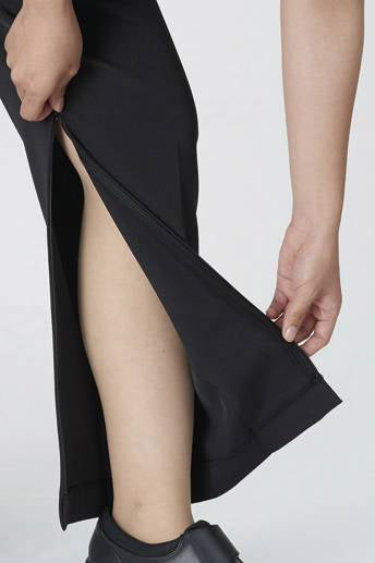 WATAKI zippered pants for women, black, size LL