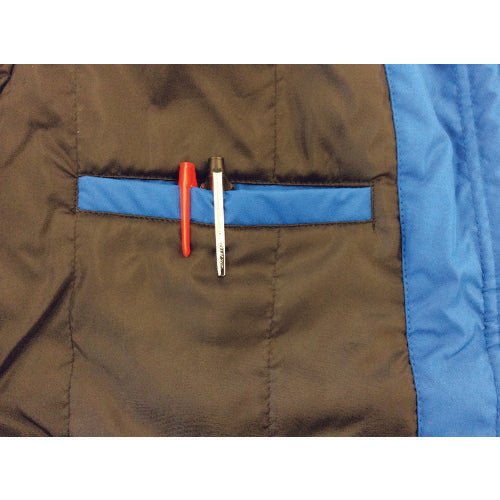 아이토스 【매진 폐번】 방한 재킷 블루 LL 6164-006-LL 1 착용