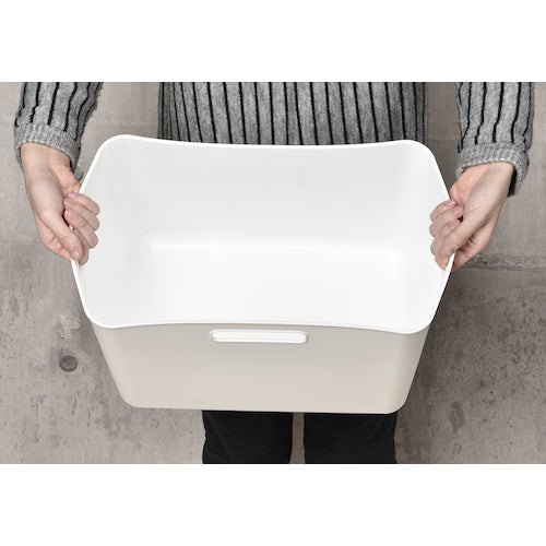 ヒマラヤ化学　１３８６　やわらかＢＯＸ／スリム浅型　ダークグレー　１７９×２５９×１２０　138655　1 個