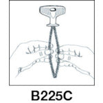 Ｂｒｕｓｈｔｅｃｈ　試験管ブラシ　B225C　1 個