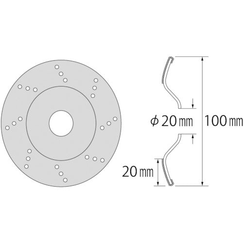 EBI Welded Diamond Cup Wheel BC4 100mm BC4 1 piece