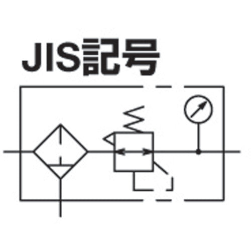 日本精器　フィルタ付減圧弁８Ａコンパクトタイプ　BN-3RT21F-8　1 個