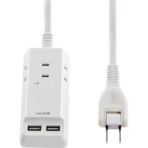 ＥＬＰＡ　耐雷ＵＳＢコード付きタップ　２．５ｍ　WL-2225SU　1 個