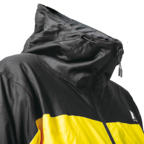 おたふく　ＦＵＢＡＲ　高撥水フルジップパーカ　イエロー×ブラック　３Ｌ　FB-221-YL/BK-3L　1 枚