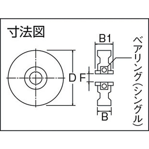 ＭＡＬＣＯＮ　マルコン枠無重量車　５０ｍｍ　平型　C-2500-50　1 個