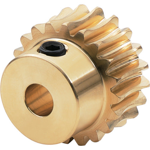 KG 웜 휠 G1A20R1+8 모듈 1.0 알루미늄 청동 주물 톱니 수 20 구멍 직경 φ8 G1A20R1+8 1개