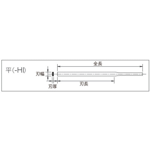 ツボサン　チタンスーパーソー　平　HI1550T　1 本