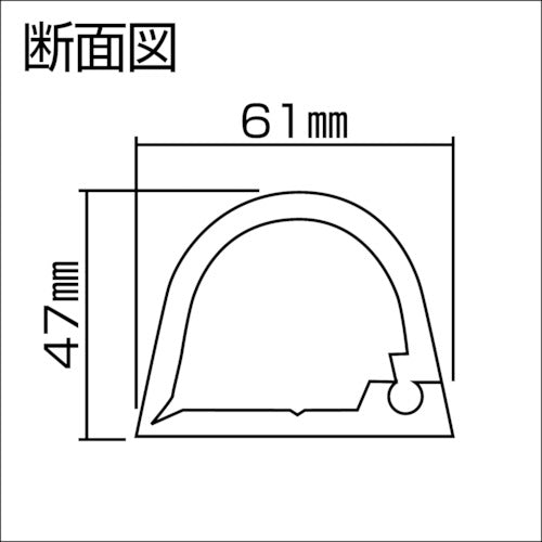 光　Ｄ型プロテクター１０００ｍｍ　KDSP-1010　1 本