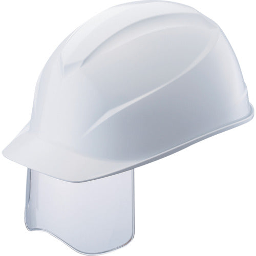 Tanizawa Air Light S Helmet (American type, with grooves and shield) Shell color: White 0123J-SH-W1-J 1 pc