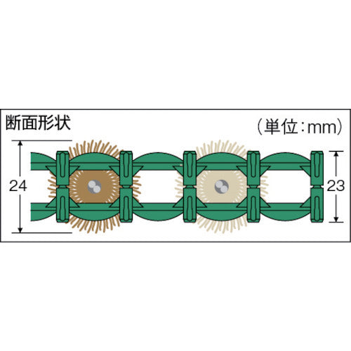テラモト　テラマットダイヤ　３９０×６００ｍｍ　グリーン　MR-100-310-1　1 枚