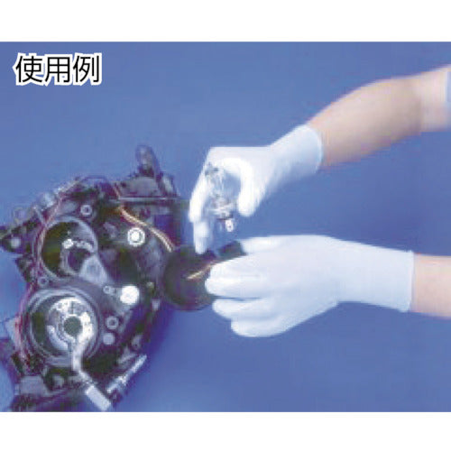 SHOWA 니트릴 고무 등받이 장갑 No265 딱 맞는 등받이 강력한 롱 블루 S 사이즈 NO265-SB 1 쌍