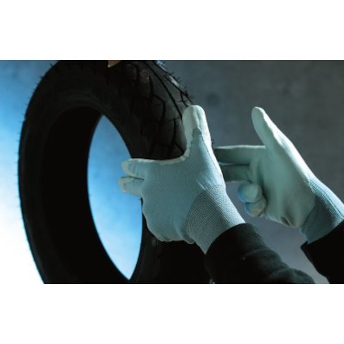 SHOWA 니트릴 고무 등받이 장갑 No265 딱 맞는 등받이 강력한 롱 블루 S 사이즈 NO265-SB 1 쌍