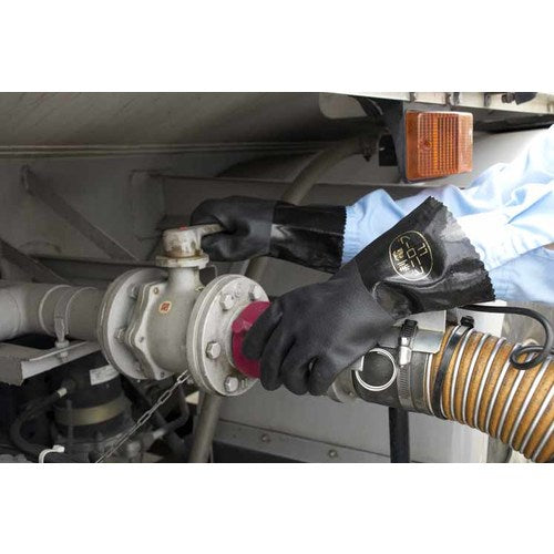 SHOWA 정전기 방지 장갑 No510 제전 비닐 로브 블랙 L 사이즈 NO510-L 1 쌍