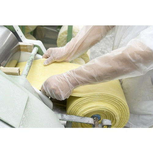 SHOWA Polyethylene Disposable Gloves No. 860 Polyethylene Long 30 pieces Medium size NO860-M 1 box