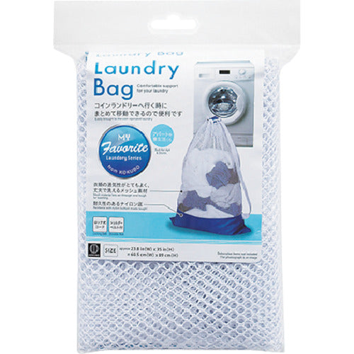 ＫＯＫＵＢＯ　ランドリーバッグ　ポリエステルメッシュ＆ボトム　KL-080　1 個