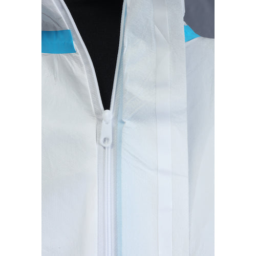 Kawanishi Nonwoven Protective Suit SF White L Size 7010-L 1 Piece