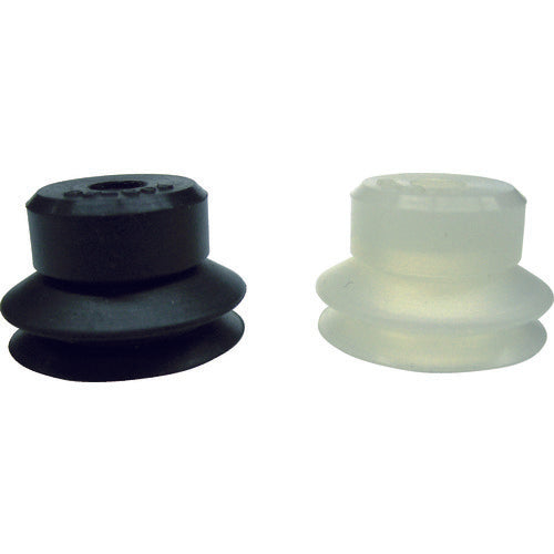 ＣＯＮＶＵＭ　吸着パッド　ジャバラトメネジ取付　Φ１０　シリコンゴム　乳白色　PJG-10-S　1 個