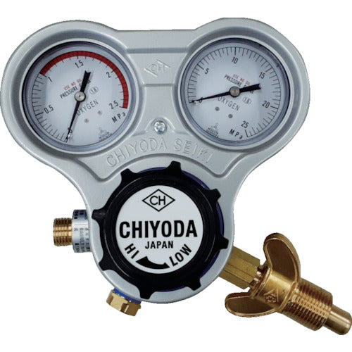 千代田　酸素用調整器スタウト（関西式）乾式安全器内蔵型　SRO-A-W　1 個