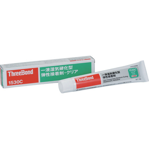 ＴＨＲＥＥＢＯＮＤ　湿気硬化型弾性接着剤　ＴＢ１５３０Ｃ　１５０ｇ　半透明　広範囲材料接着　クリアタイプ（１５３０ＣＡ）　TB1530C-150　1 本