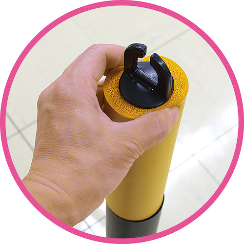 ＣＡＲ−ＢＯＹ　やわらかゴムポール　８０ｃｍ　ＢＫ／Ｙ　GP-03A　1 本