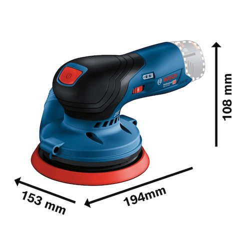 Bosch Cordless Random Action Sander GEX10.8V-125H 1 unit