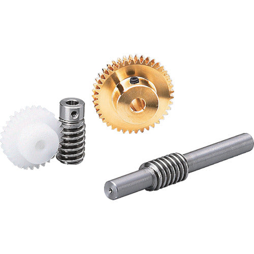 KG 웜 W50SUR1+B 모듈 0.5 압력각 20도(병치) SUS304 정밀 전조 마무리 W50SUR1+B 1개