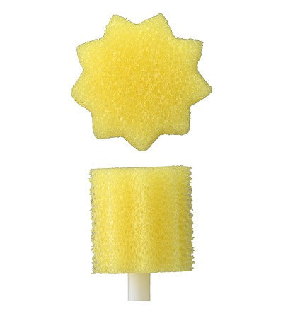 케어 하트 구강 전과 입 깨끗한 스폰지 별 모양 N / 65 개 1 개