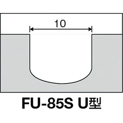 三京　溶着ダイヤモンドＵカッター　FU-85S　1 枚