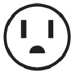 Meiko Grounded Outlet (White) ME2726W 1 pc