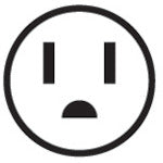 Meiko ME2817 1 unit, embedded double outlet, grounded 2P