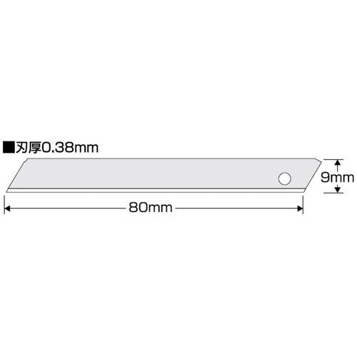 ＫＤＳ　ノンスリット替刃小１０枚入　SB-10NS　1 PK