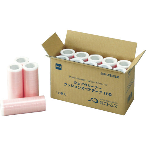 ニトムズ　プロフェッショナルウェアクリーナークッションスペア１６０　（１０巻入）　C3352　1 箱