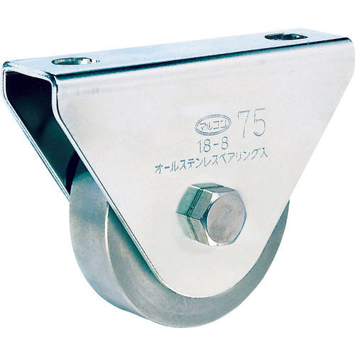 MALCON All-stainless steel framed weight caster 50mm flat type S-3750-50 1 pc