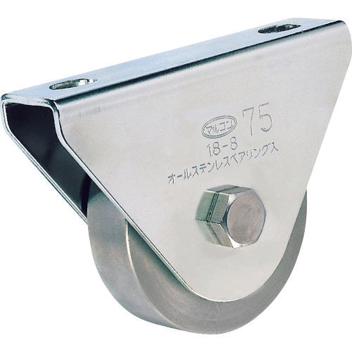 MALCON All-stainless steel framed weight caster, 90mm, flat type, S-3750-90, 1 piece