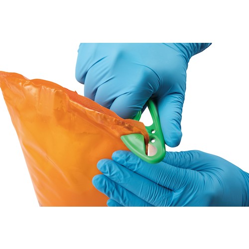 Kai Corporation Hook Knife for Foreign Body Contamination Prevention (Green) 100 pieces 750BH0856 1 S