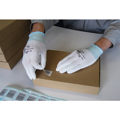 SHOWA Urethane Backless Gloves B0501 Reinforced Palm Fit Gloves White L Size B0501-L 1 Pair