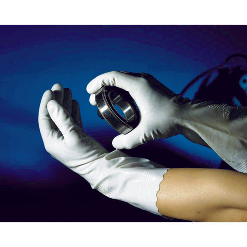 SHOWA 염화 비닐 장갑 정리 구입 간이 포장 비닐 얇은 10 쌍입 화이트 L 사이즈 NO130-LW10P 1 가방