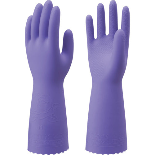 SHOWA PVC gloves, bulk purchase, simple packaging, thick vinyl, 10 pairs, violet, L size, NO132-LV10P, 1 PK