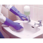 SHOWA PVC gloves, bulk purchase, simple packaging, thick vinyl, 10 pairs, violet, L size, NO132-LV10P, 1 PK