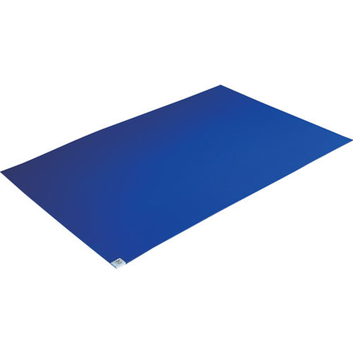 TRUSCO Antistatic Adhesive Clean Mat 600 x 900mm Blue 1 Sheet 30 Sheets CMTB-6090-3B 1 SHT