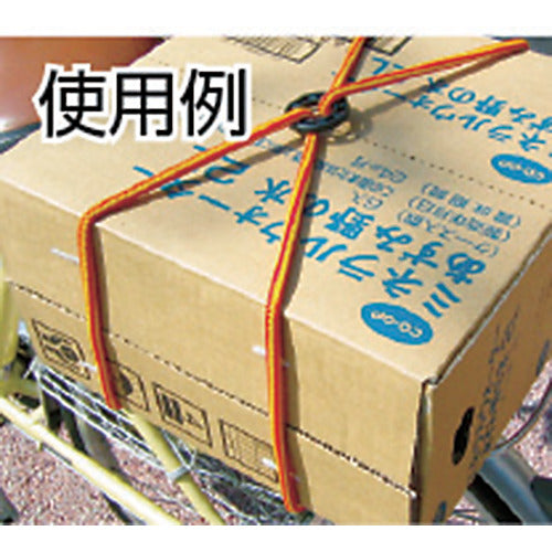 ユタカメイク　ゴム　リング付きバンジーコード　８ｍｍ×４００ｍｍ　混色　BCR-409　1 本