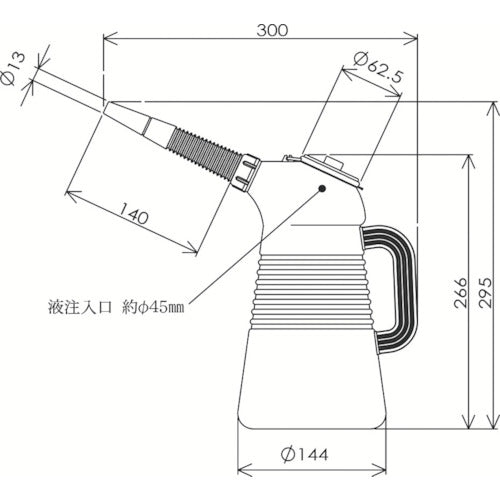 ＦＵＲＵＰＬＡ　オイルジョッキ　２リッターレッド　320R　1 個