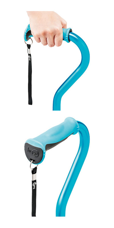 Hugo Walking Stick Offset Multi-Point Cane / 104760 Black 1 Piece