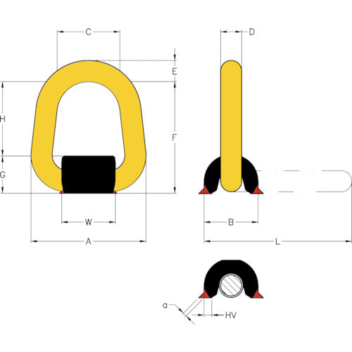 ＹＯＫＥ　溶接用ポイント　１ｔ　8-057-1T　1 個