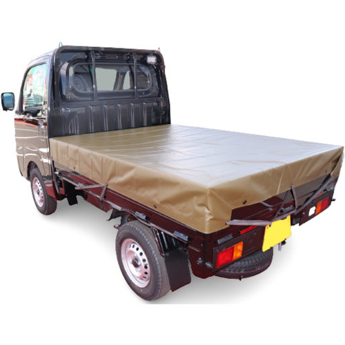 하기와라 타피 경트럭 시트 채색 1호 경트랙 OD 그린 1.9m×2.1m IRO1ODG 1장